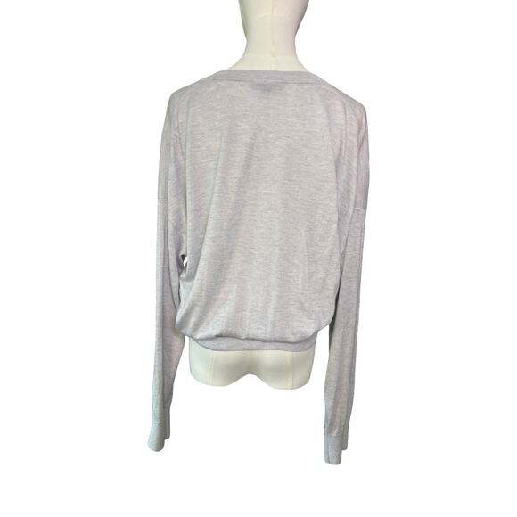 J.Crew Silk Cashmere Blend Button Front Cardigan Sweater Gray Large - Picture 4 of 8